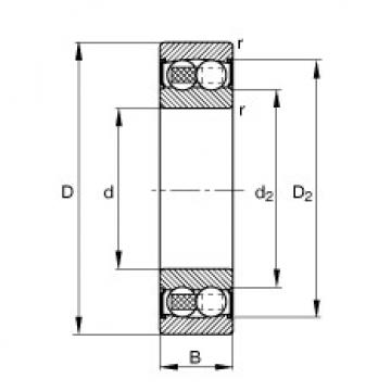 підшипник 2307-2RS-TVH FAG