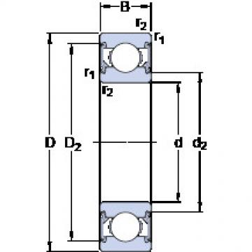 підшипник E2.6003-2RSH SKF