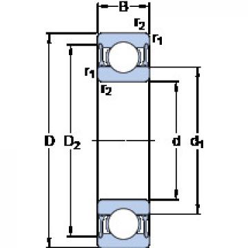 підшипник W 6004-2RZ SKF