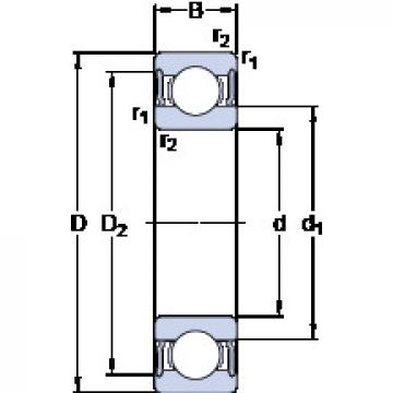 підшипник 6208-2RS1 SKF