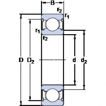 підшипник D/W R188-2Z SKF