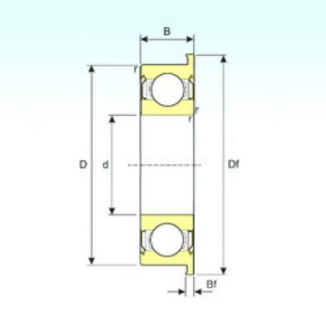 підшипник F63801ZZ ISB