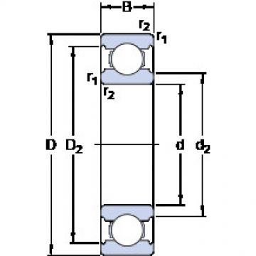 підшипник W 6200 SKF