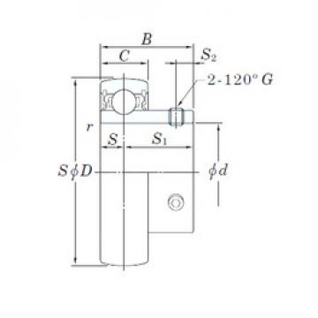 підшипник SB207-23 KOYO