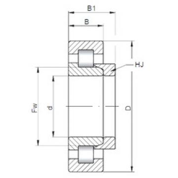 підшипник NH217 ISO