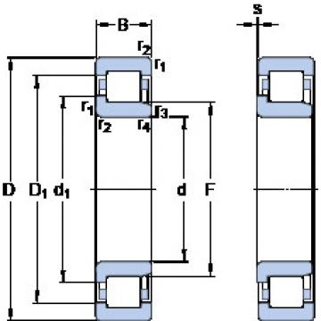 підшипник NJ 315 ECM SKF