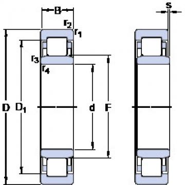 підшипник NU 214 ECP SKF