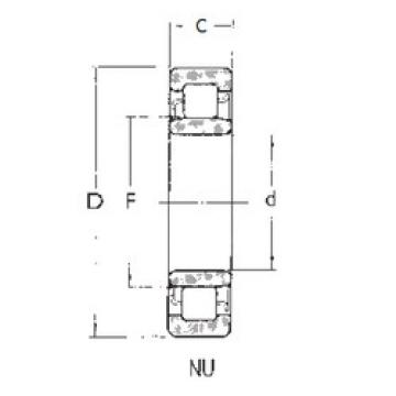 підшипник NU311 FBJ