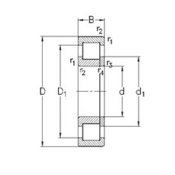 підшипник NUP2224-E-M6 NKE