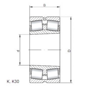 підшипник 22206 KW33 ISO