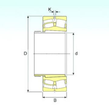 підшипник 23044 EKW33+AOH3044 ISB