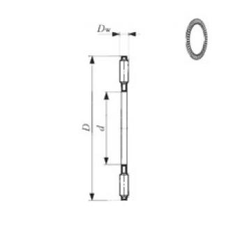 підшипник NTB 1629 IKO