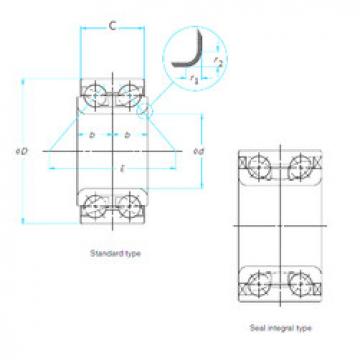 підшипник 45BWD03CA101**SA NSK