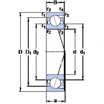 підшипник 7022 CD/P4A SKF