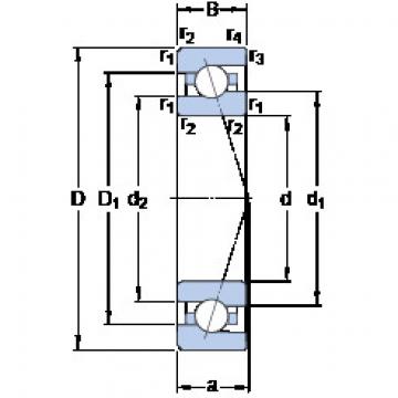 підшипник 706 CE/P4A SKF