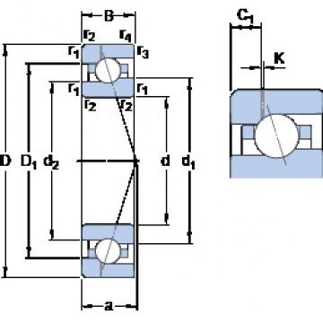 підшипник 7004 CE/P4AH1 SKF