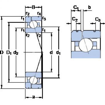 підшипник 7006 CE/HCP4AL1 SKF