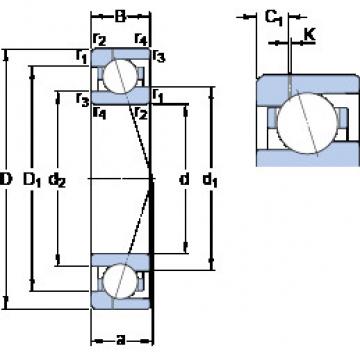 підшипник 71916 CE/HCP4AH1 SKF