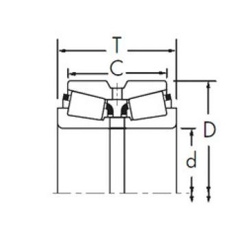 підшипник 593/592D+X2S-593 Timken