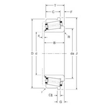 підшипник 104060/104110C Gamet