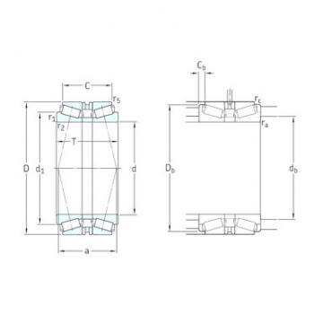 підшипник 32038T146X/DBC220 SKF