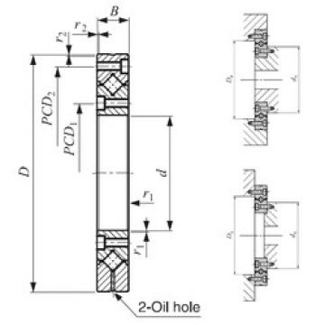 підшипник CRBF 8022 AD UU IKO