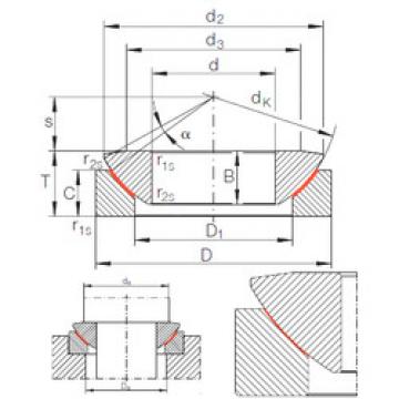 підшипник GE 12 AW INA