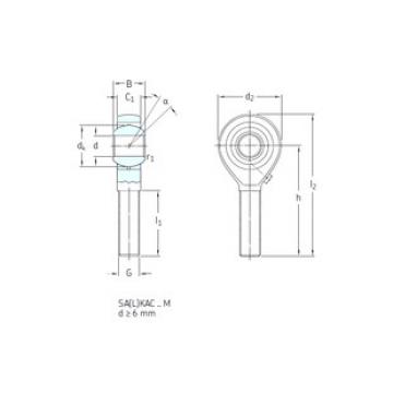 підшипник SAKAC25M SKF