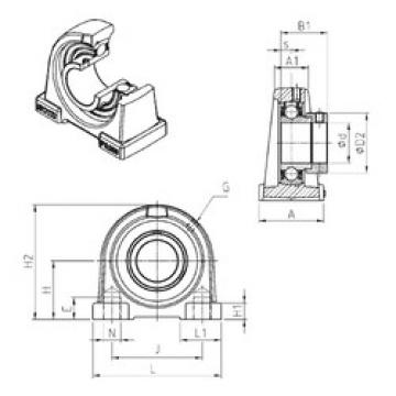 підшипник ESPA209 SNR