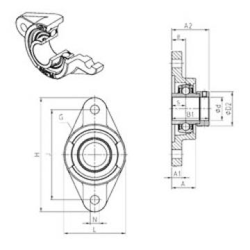 підшипник EXFL211 SNR