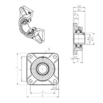 підшипник UCF202 SNR