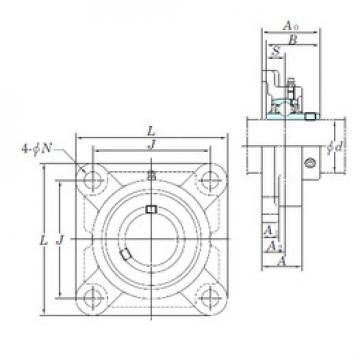 підшипник UCFX11E KOYO