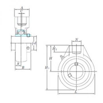 підшипник UCHA206-19 KOYO