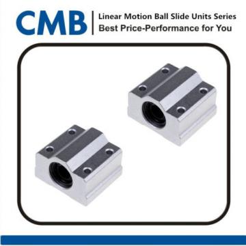 2pcs SC8UU SCS8UU Linear Motion Ball Bearing Slide Unites Bushing 8mm Brand New