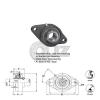 7/8 in 2-Bolts Flange Units Cast Iron UCFL205-14 Mounted Bearing UC205-14+FL205