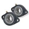 2x 1 in 2-Bolt Flange Units Cast Iron SBLF205-16 Mounted Bearing SB205-16G+LF205