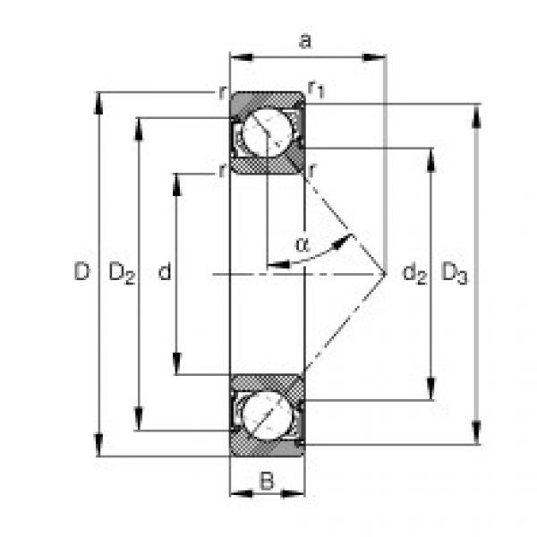 підшипник 7202-B-2RS-TVP FAG #1 image