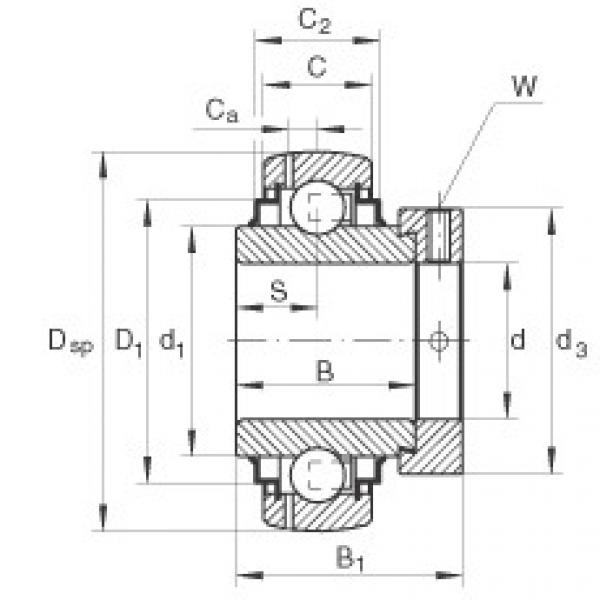 підшипник GE20-KRR-B INA #1 image