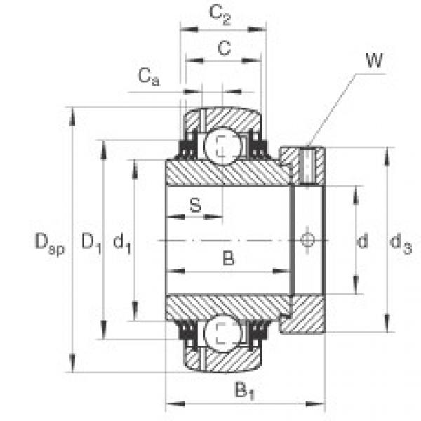 підшипник GE65-214-KTT-B INA #1 image