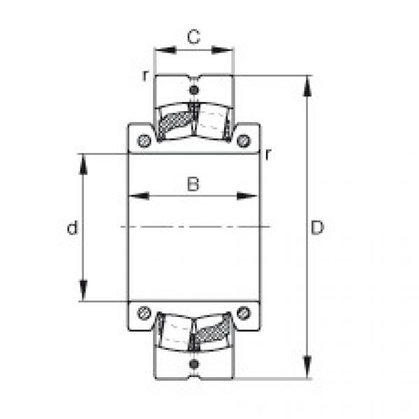 підшипник 222SM75-TVPA FAG #1 image