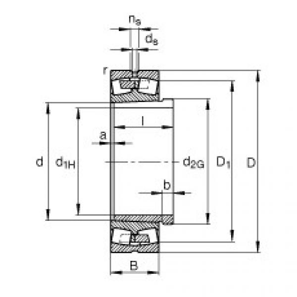 підшипник 23236-E1A-K-M + AH3236G FAG #1 image