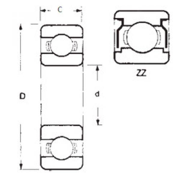 підшипник 1616ZZ FBJ #1 image