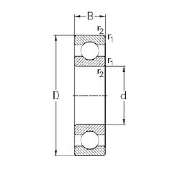 підшипник 61915 NKE #1 image