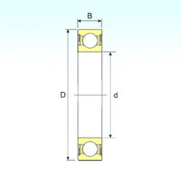 підшипник 6021-2RS ISB #1 image