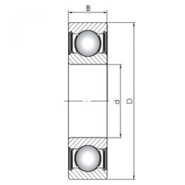 підшипник 6004-2RS CX #1 image