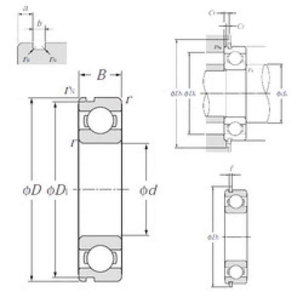 підшипник 6314NR NTN #1 image