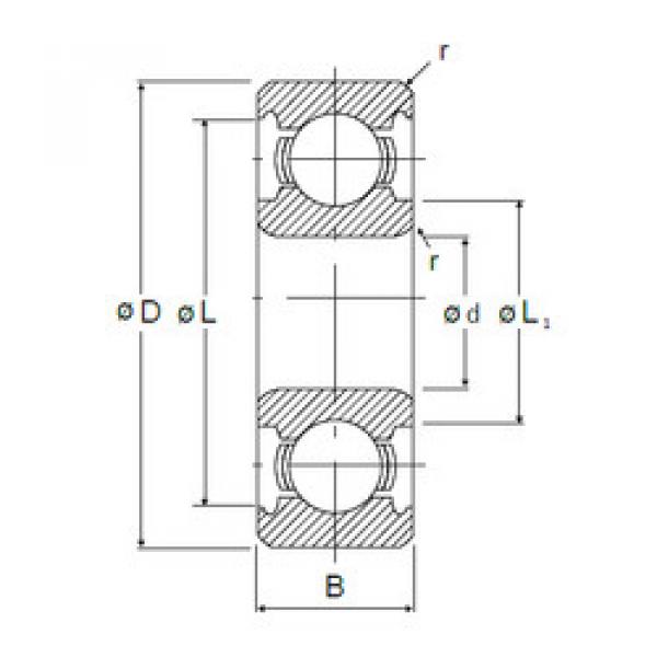 підшипник 626 NMB #1 image