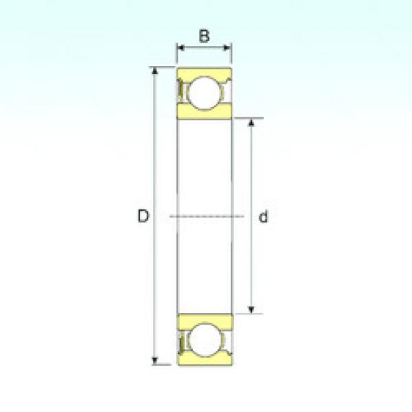 підшипник 6007-RS ISB #1 image