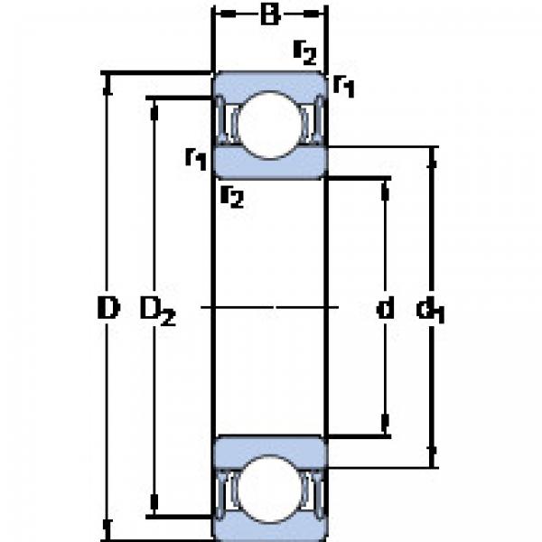 підшипник W 6004-2RZ SKF #1 image