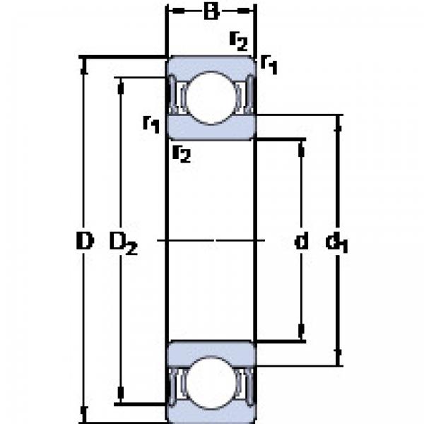 підшипник 61915-2RS1 SKF #1 image